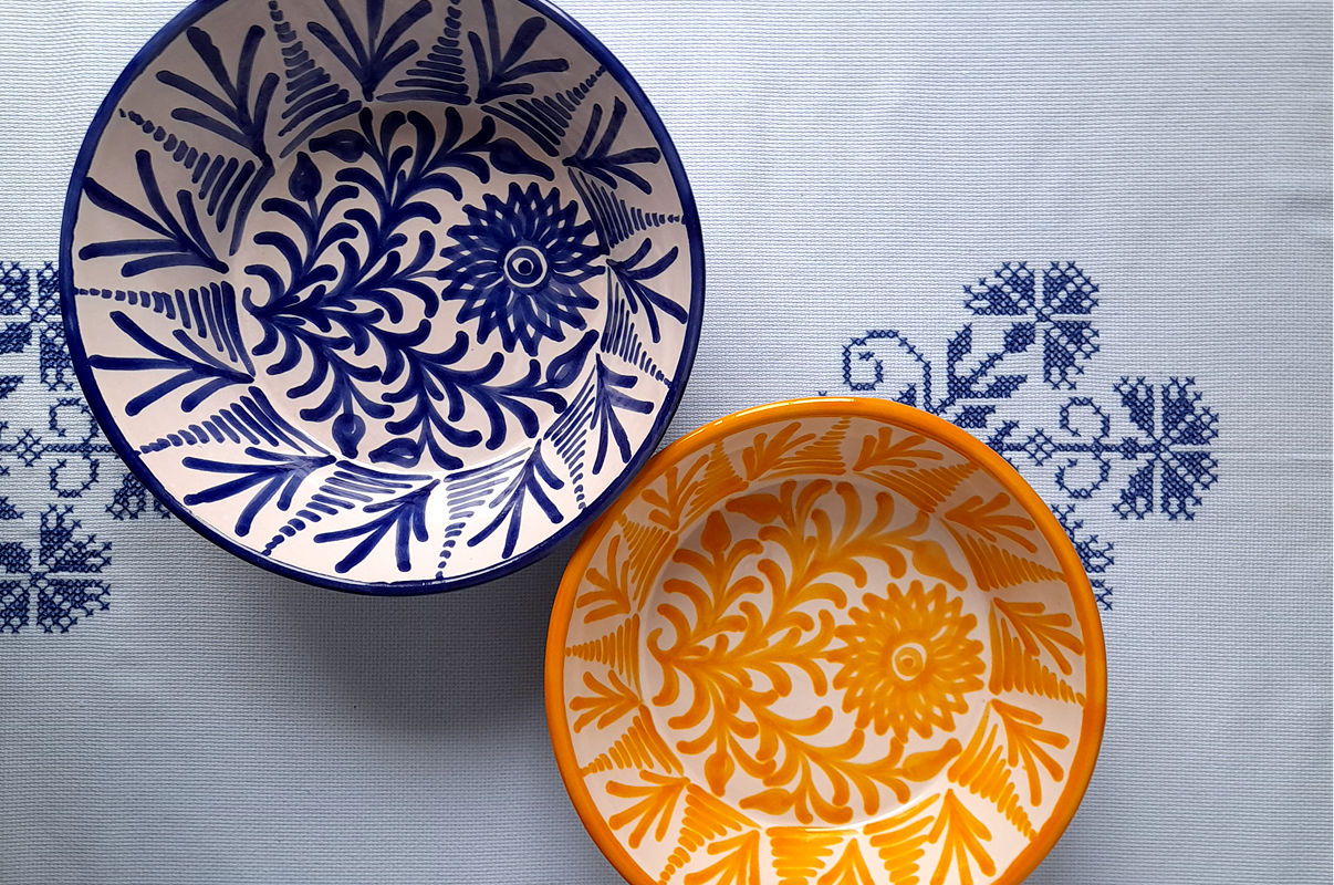 Fajalauza Serving Bowls — CASA PLETÓRICA — Handmade Spanish Ceramics